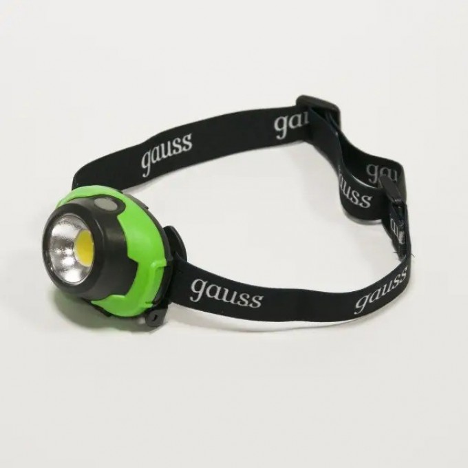 Фонарь налобный GAUSS GFL302 3W 120lm 3xAAA LED GF302