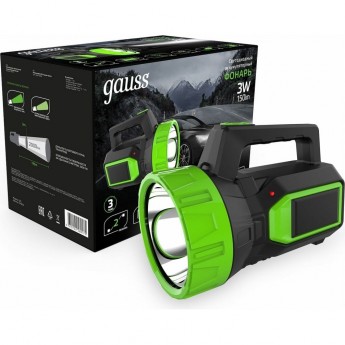 Фонарь прожекторный GAUSS GFL604 3W 150lm lead acid 900mAh LED