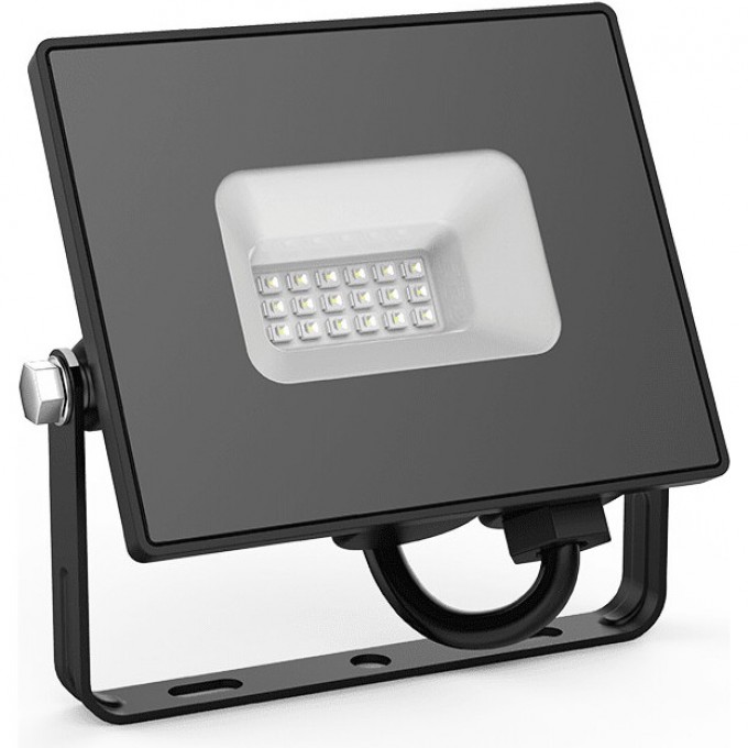 Прожектор светодиодный GAUSS ELEMENTARY 10W 650LM IP65 зеленого свечения черный корпус 613100610